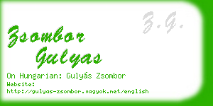 zsombor gulyas business card